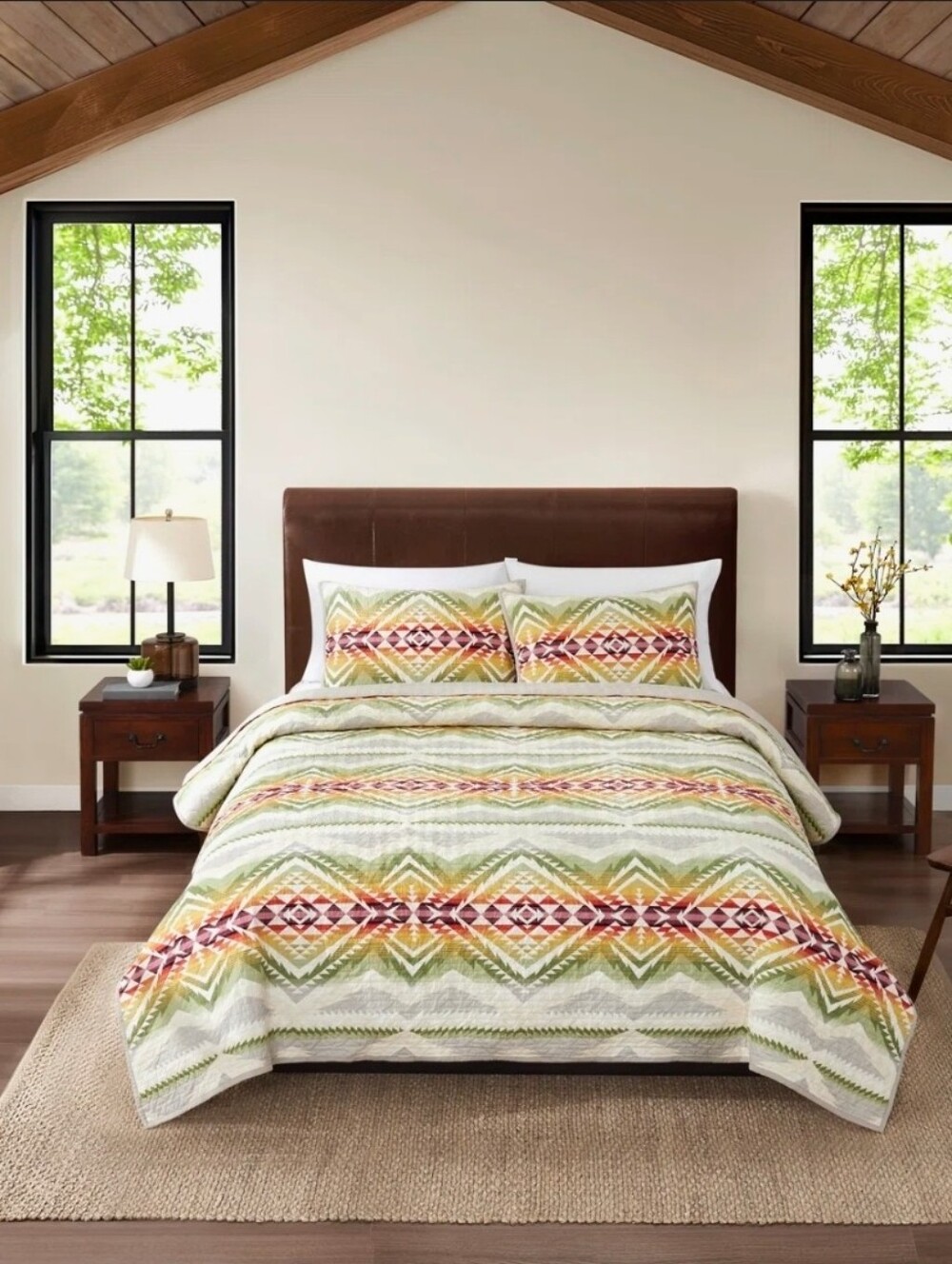 Pendleton Twin Coverlet Set - Cascadia Western Design, 1 Standard Sham